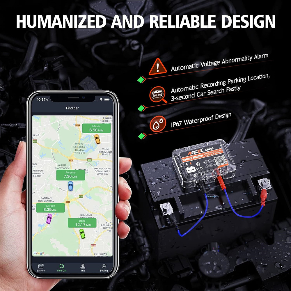12V Car Battery Tester Bluetoo - огляд і ціна Battery Load Tester
