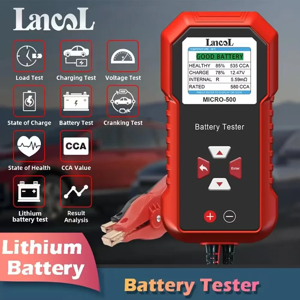 Lancol Micro 500 12V Car Batte - огляд і ціна Battery Load Tester